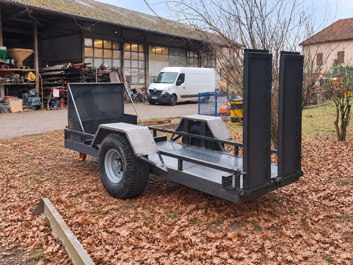 Fabrication d’une remorque sur mesure — Créations · Adaptations sur mesure